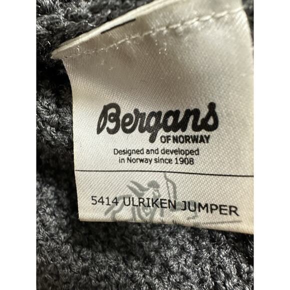 Bergans of Norway Men's Gray Ulriken Quarter Zip Sweater Size XXL - Picture 12 of 13